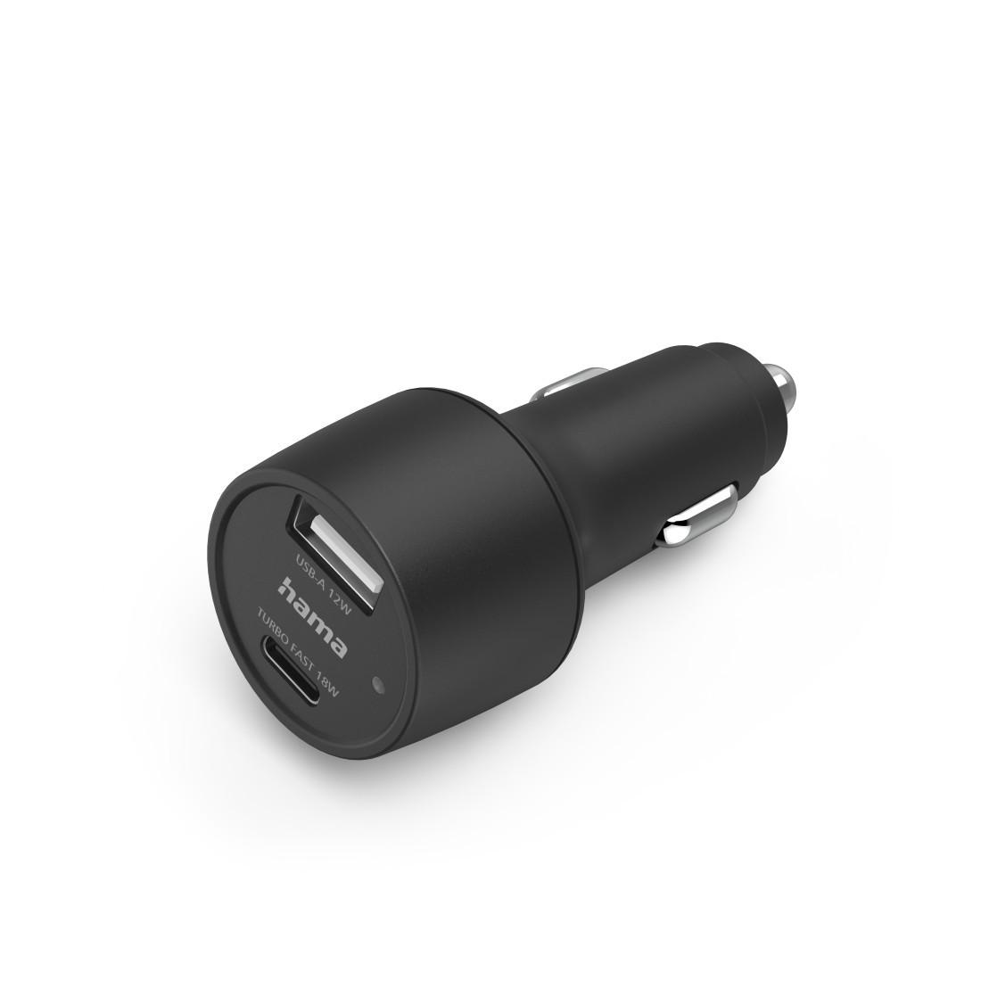 Auto-Schnellladegerät, 1x USB-C, 1x USB-A, PD, 30 W (00210572)