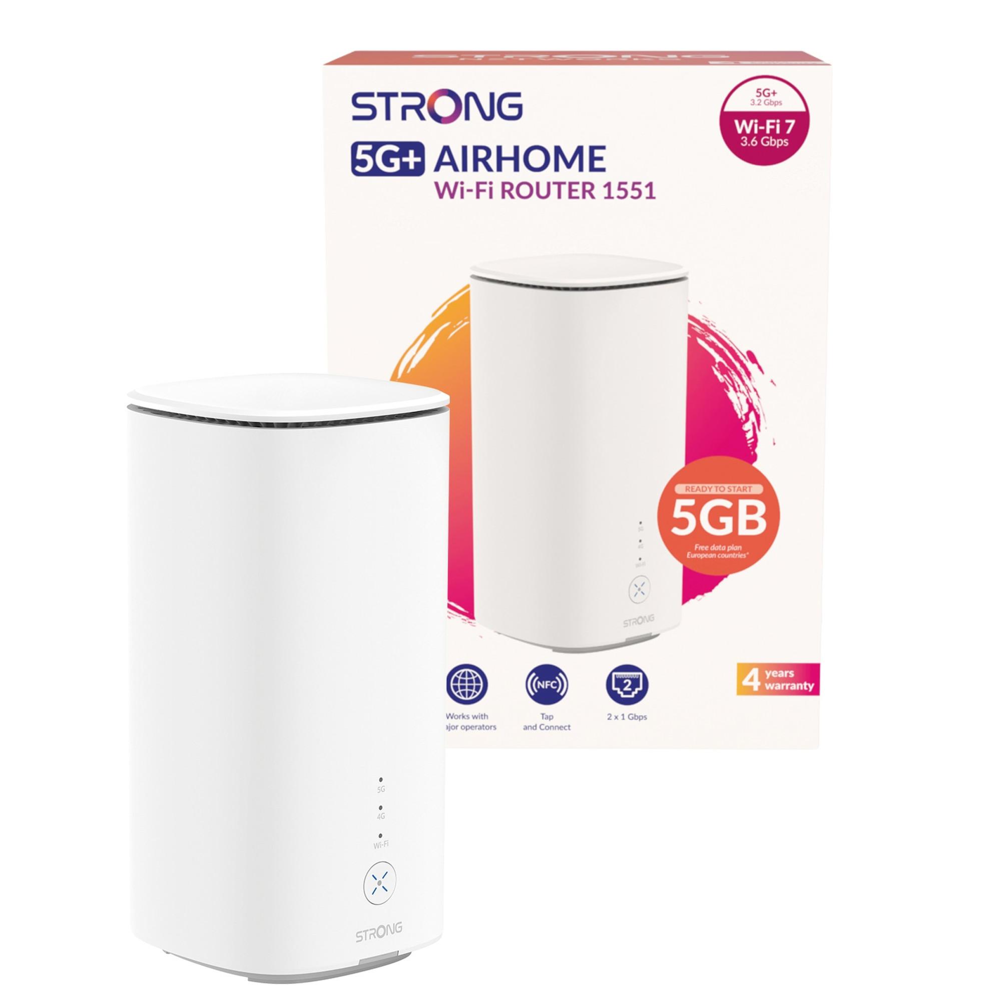 5G+ AIRHOME 1551 | Wi-Fi 7 (3,6 Gbit/s) Router