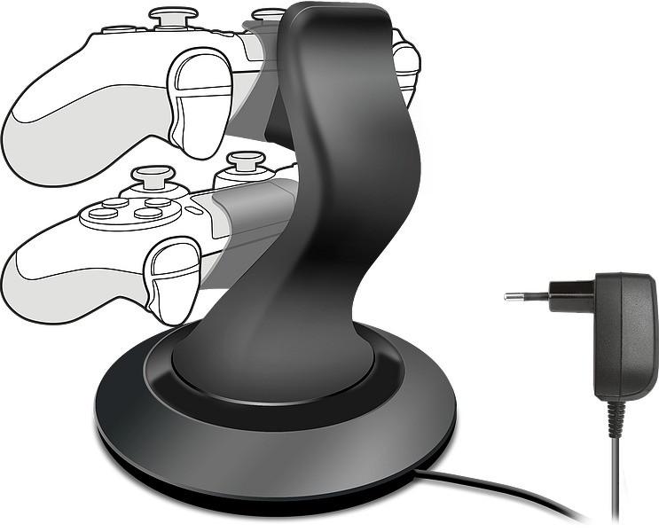 TWINDOCK Charging System - für PS4, schwarz