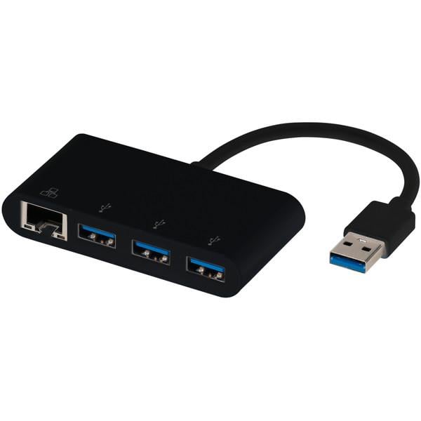 USB Type-A Netzwerk Adapter + HUB (39638)
