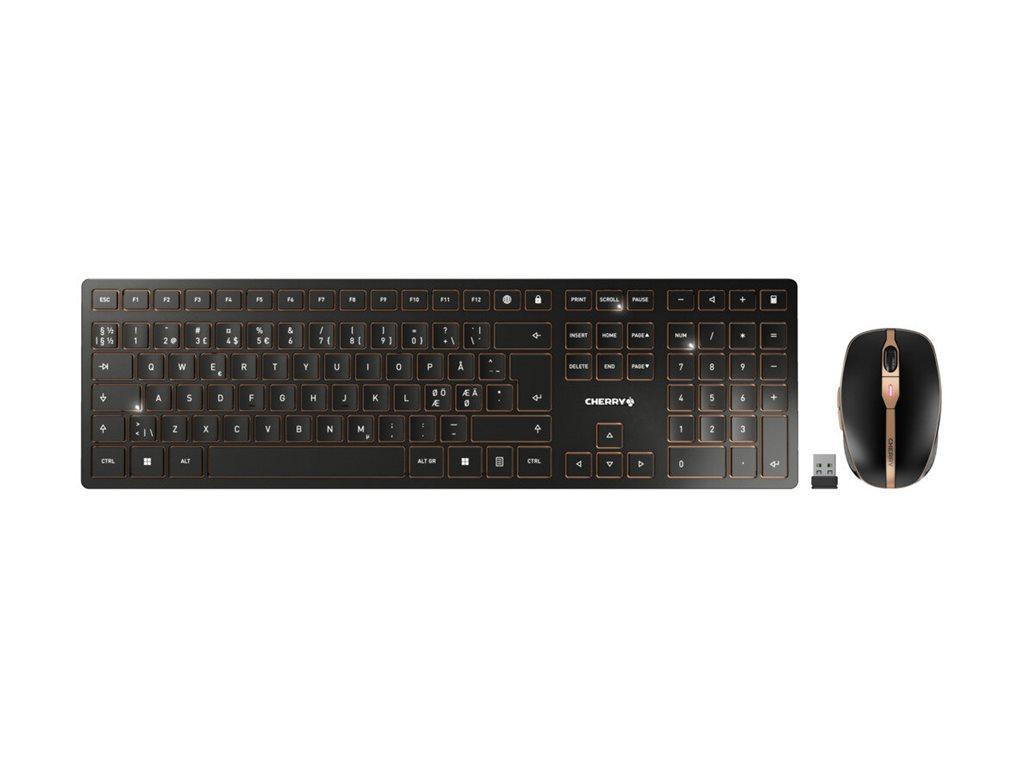 DW 9100 Wireless SLIM Schwarz PN (PanNordic) Maus-Tastatur-Set
