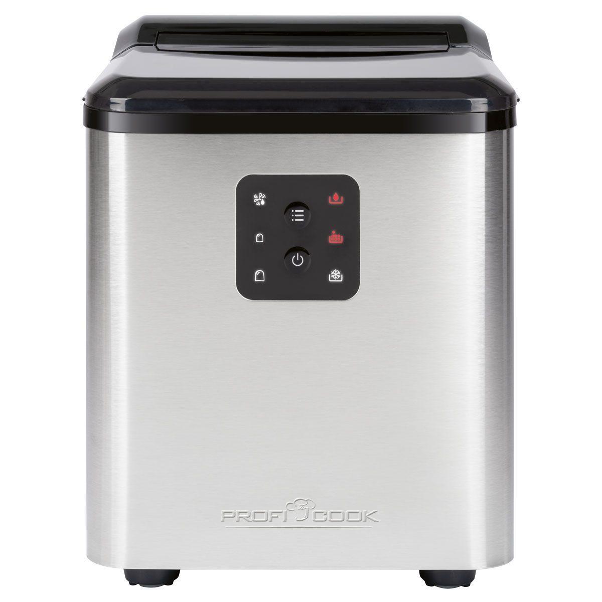 Eiswürfelbereiter PC-EWB 1253 Edelstahl/schwarz