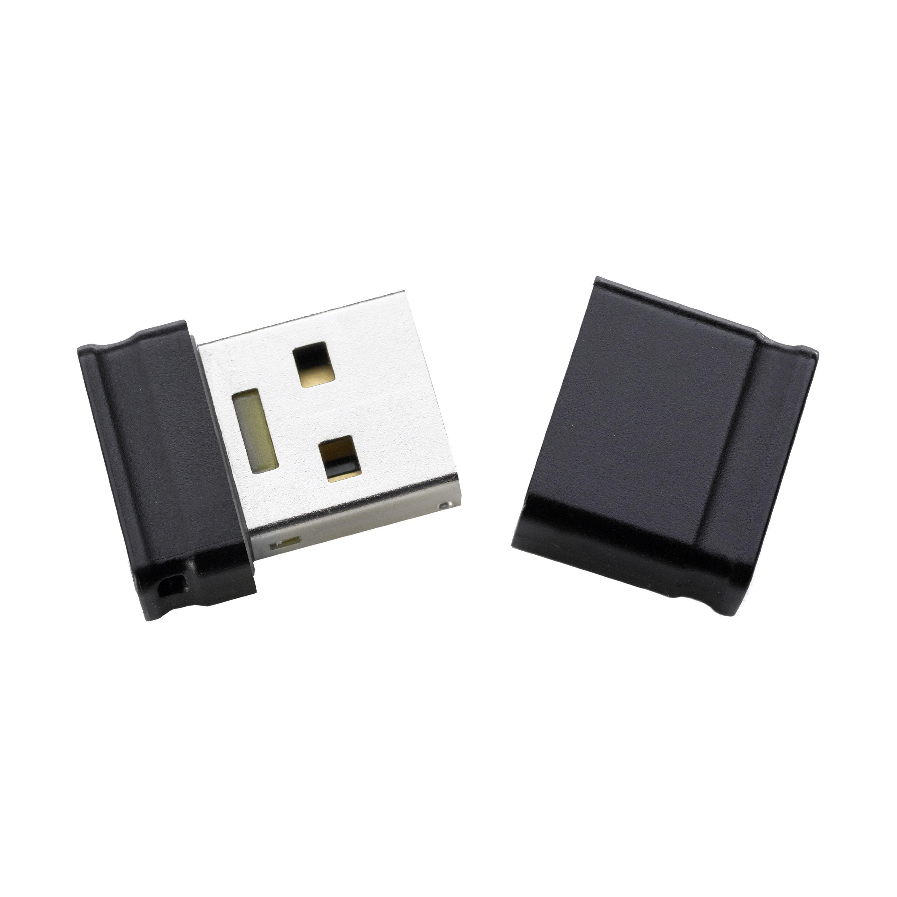 Micro Line 32 GB USB 2.0 schwarz USB-Stick