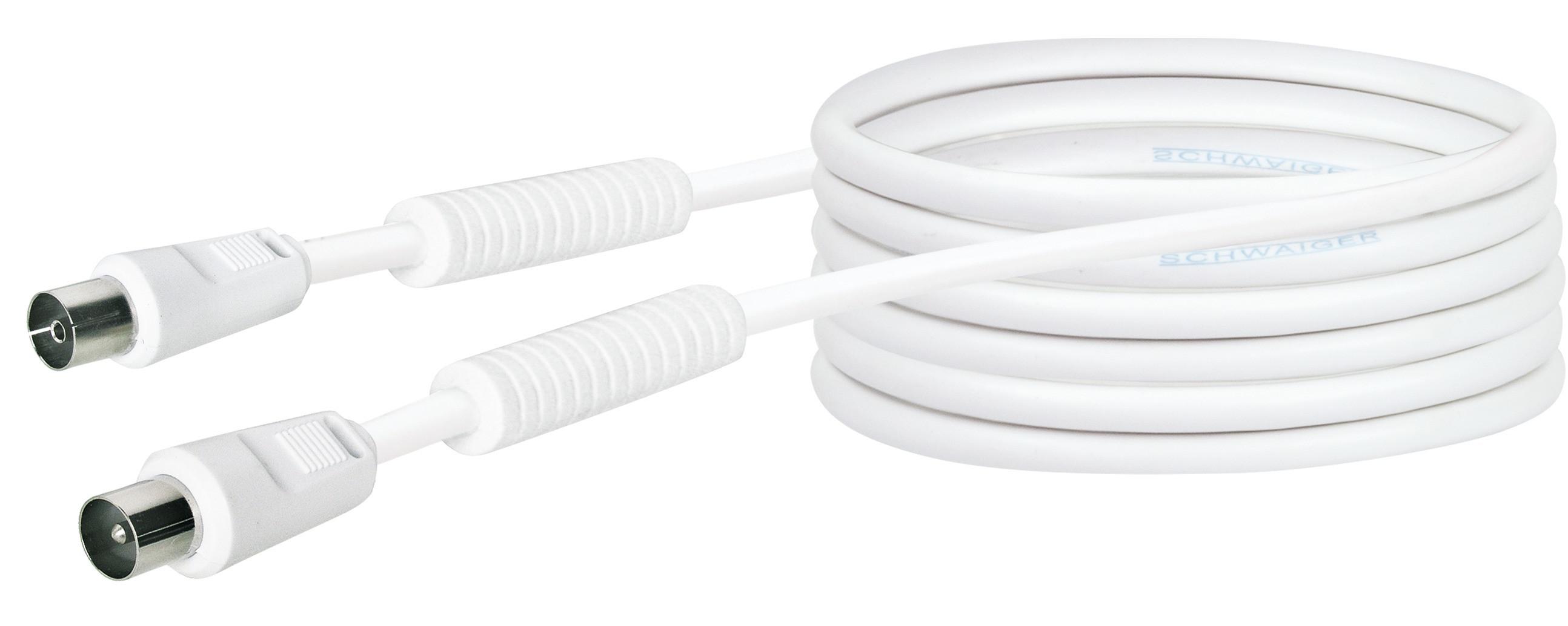 Antennen Anschlusskabel (90 dB) KVKF50 - IEC Stecker, 5m