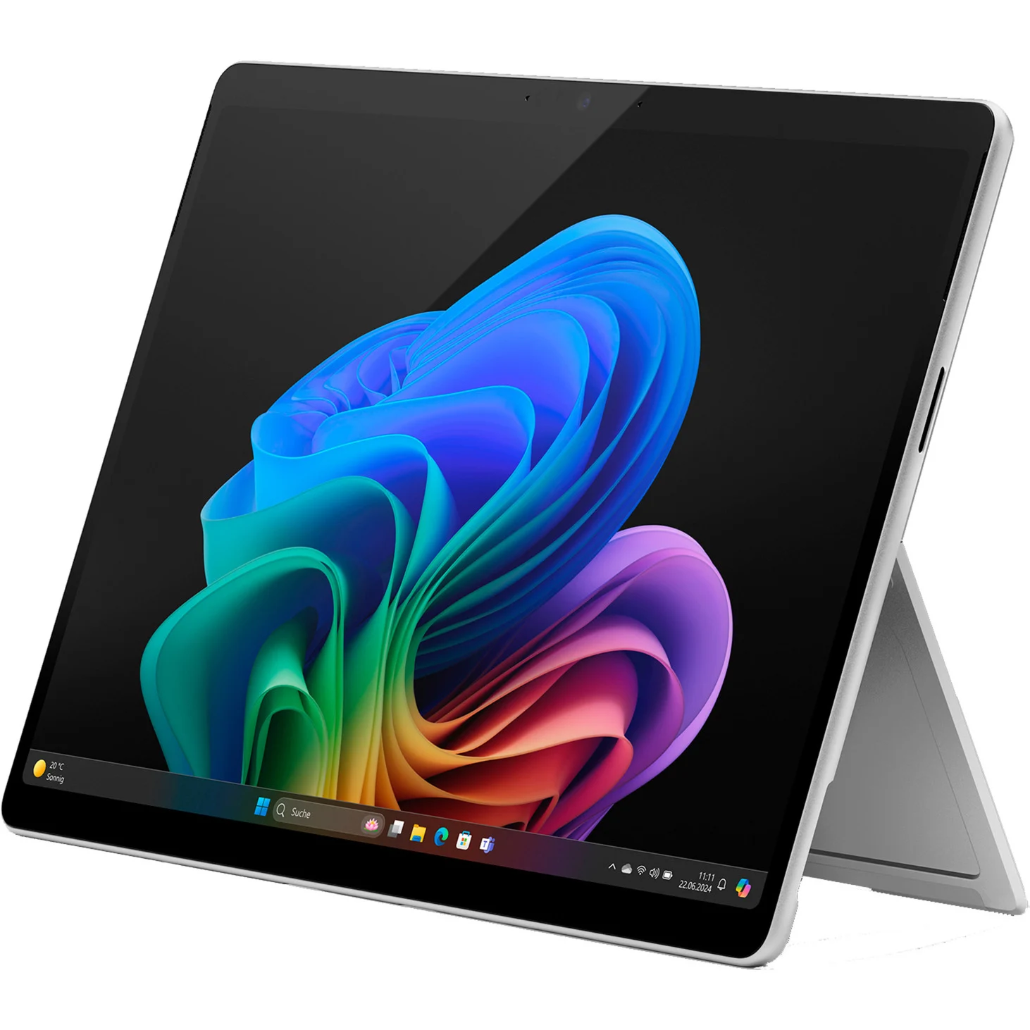 Surface Pro 11, Platin, 12 Zoll, LCD, Touch, Qualcomm Snapdragon X Plus, 16 GB, 512 GB SSD