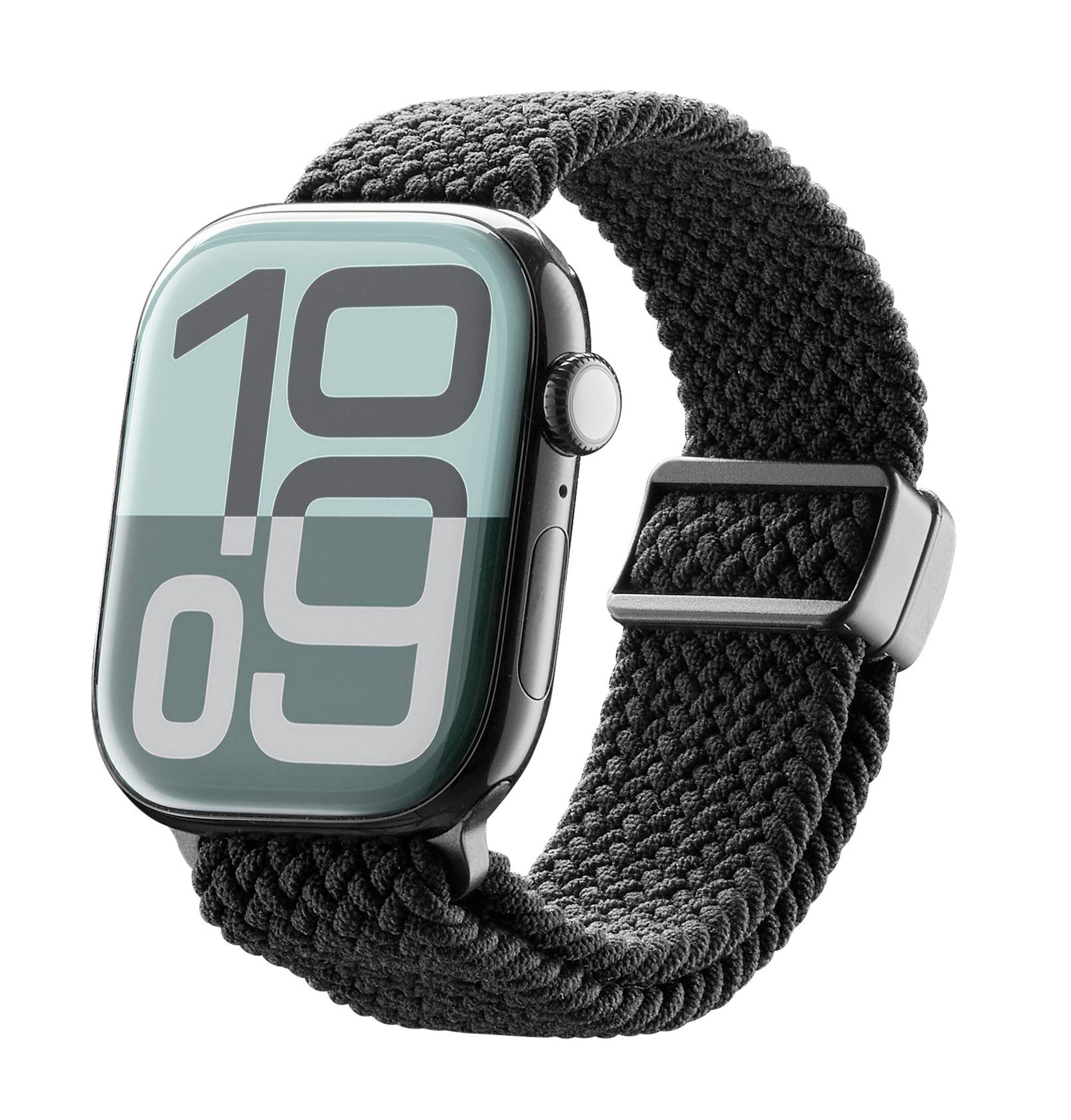Soft Band für Apple Watch 38/ 40/ 41/ 42mm (Serie 10) Nylon Black