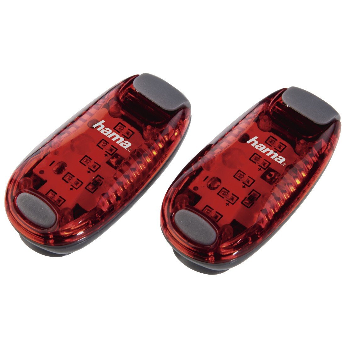 LED-Sicherheits-Klemmleuchten, Rot, 2er-Set (00106998)