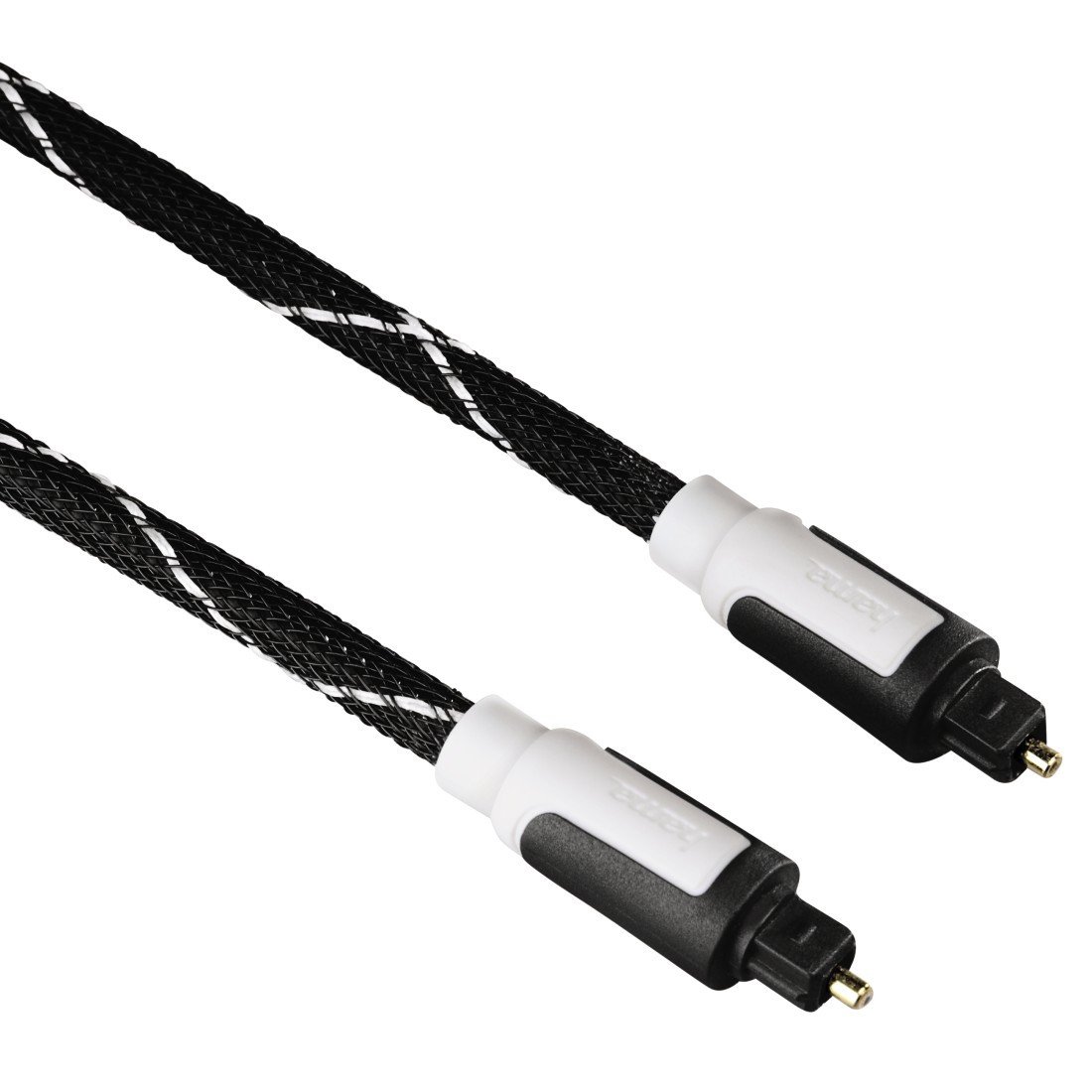 Audio-Lichtleiter-Kabel, ODT-Stecker (Toslink), Gewebe, 1,5 m (00030130)
