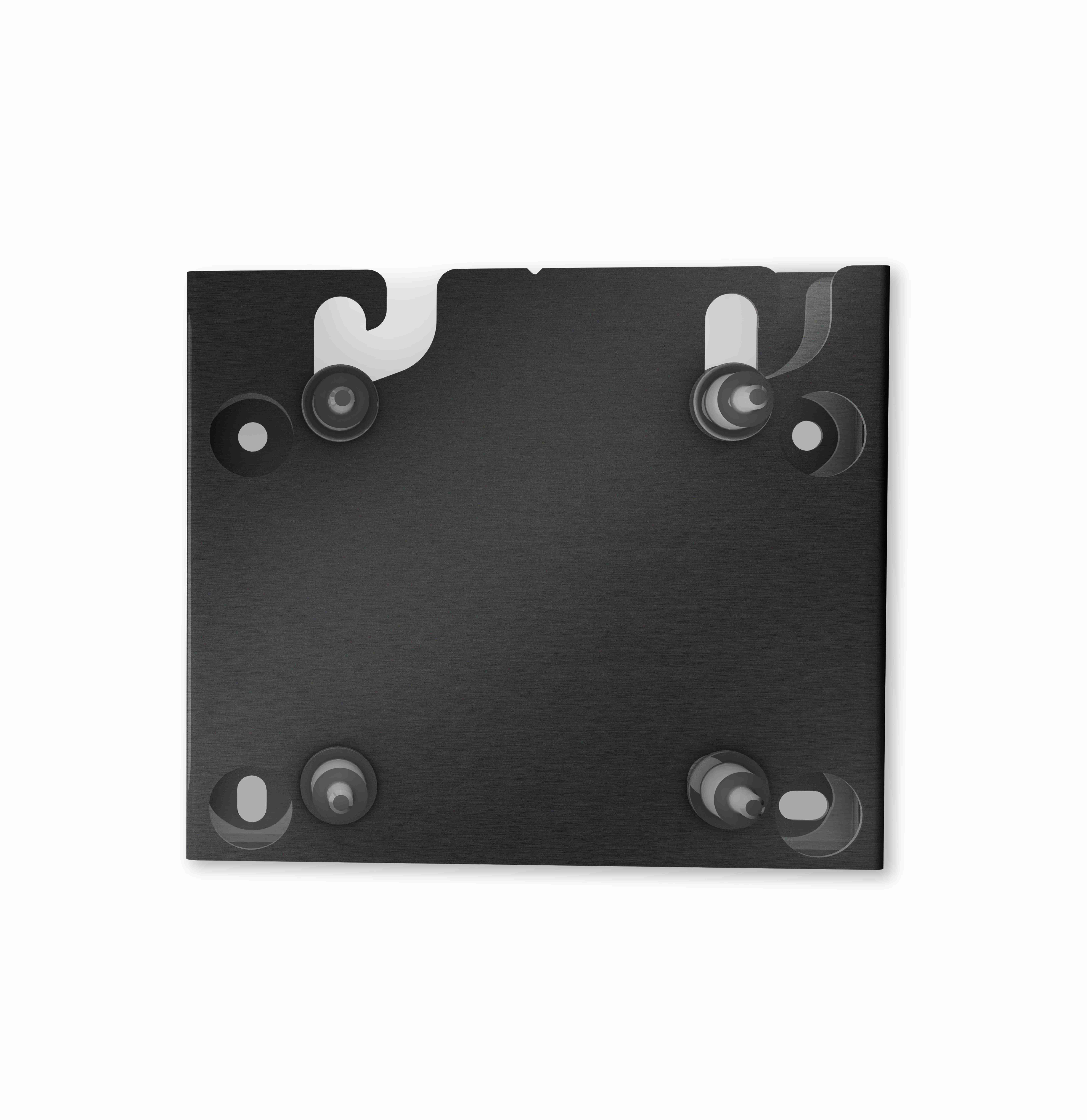 WM 68 schwarz TV-Wandhalterung