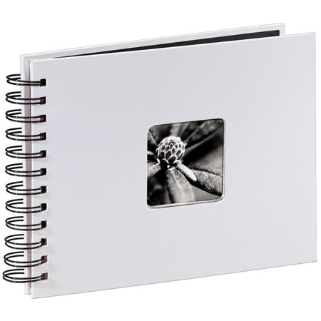 Spiral-Album "Fine Art", 24 x 17cm, 50 schwarze Seiten, kreide