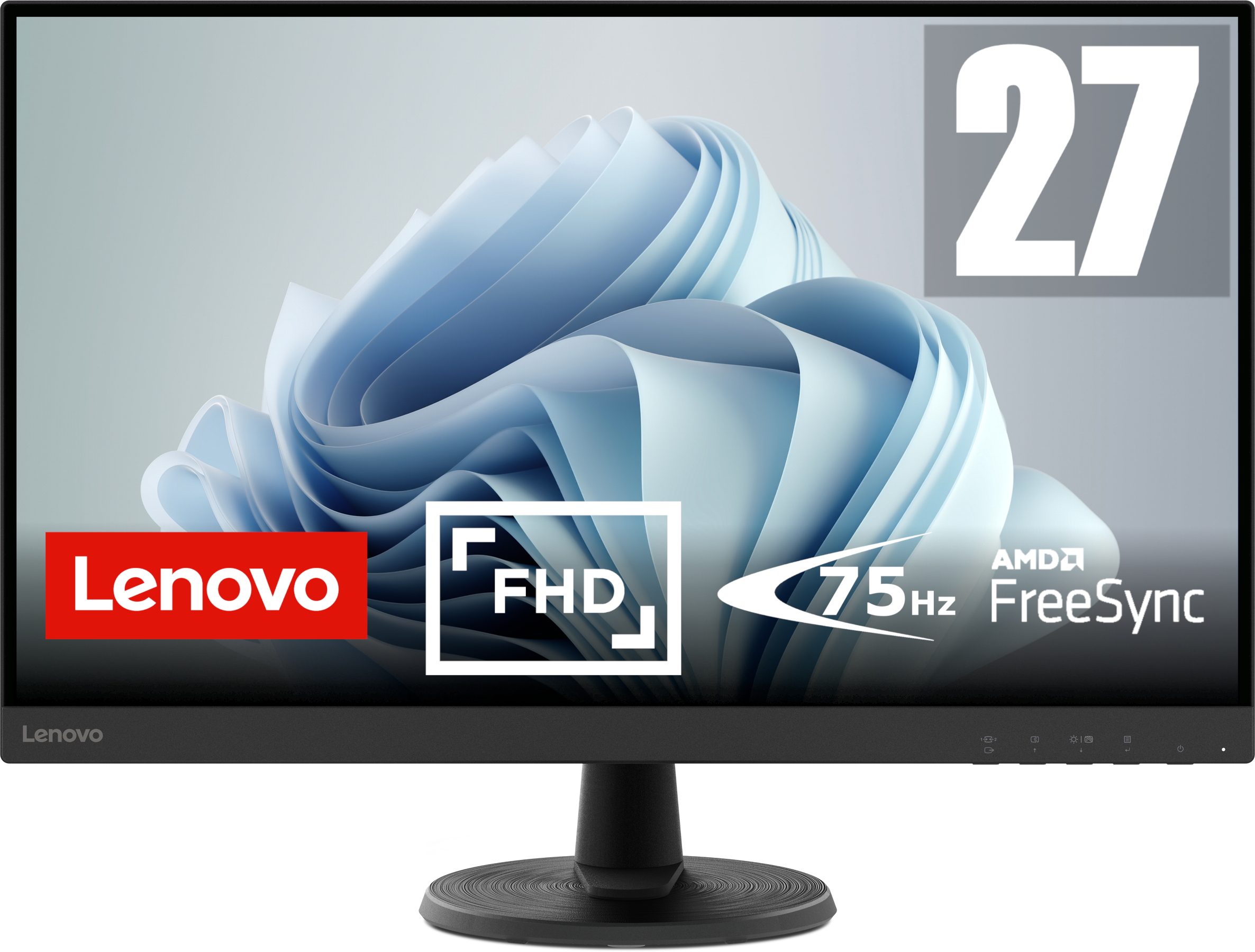 Monitor D27-40, Schwarz, 27 Zoll, Full-HD, 75 Hz, 4 ms