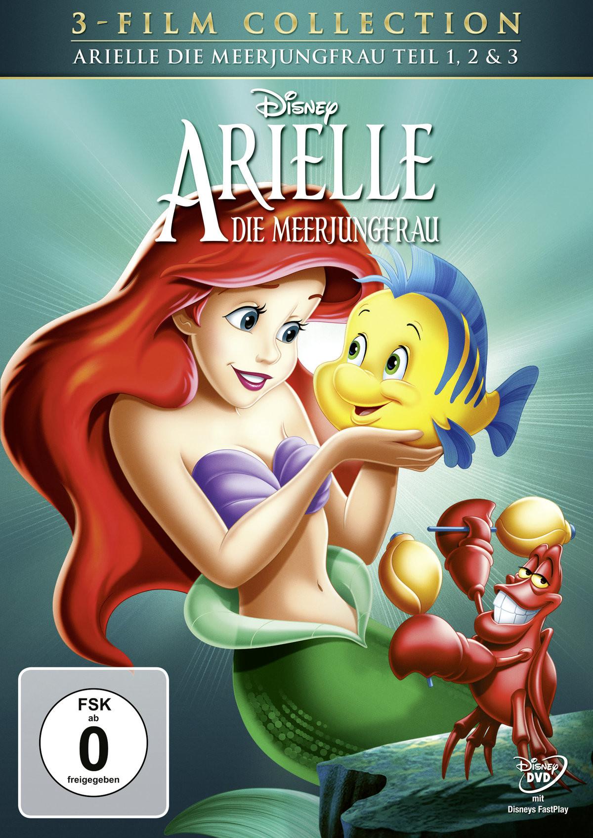 DVD Arielle die Meerjungfrau - Dreierpack (Disney Classics + 2. & 3.Teil) [3 DVDs]