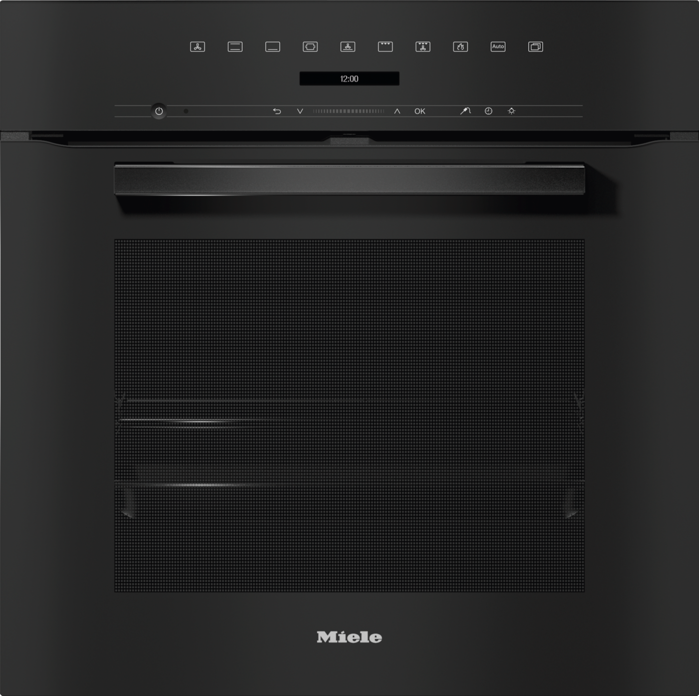 H 7262 BP Obsidianschwarz Einbaubackofen