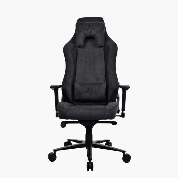 Vernazza Soft Fabric Gaming-Stuhl, Pure Black