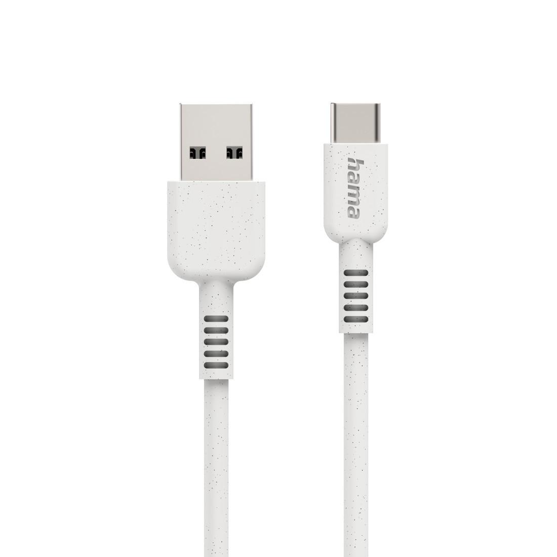 Ladekabel "Eco", USB-A - USB-C, 1 m, Weiß (00187281)