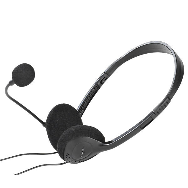 Stereo Headset, ultraleicht mit Lautstärkeregler (36651)