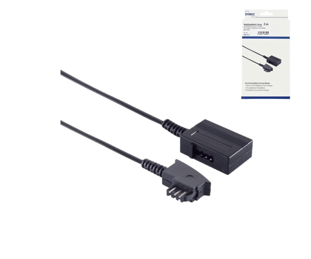 Telefonverlängerung TAE-F Stecker auf TAE-F Kupplung