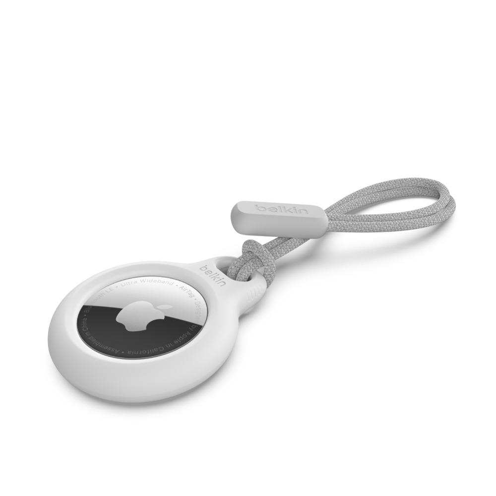 Secure Holder mit Schlaufe für das AirTag, weiß