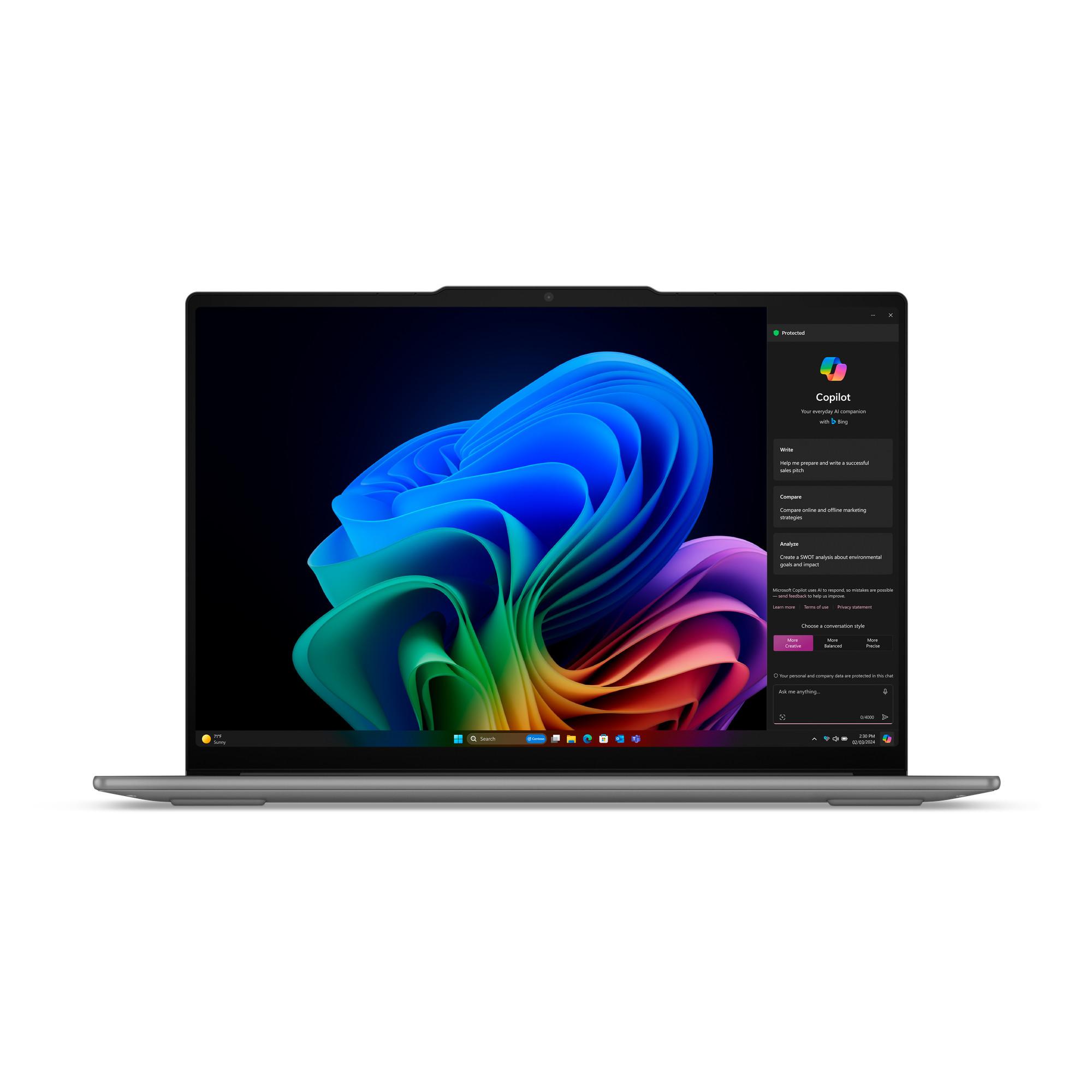 Notebook Yoga Slim 7 15ILL9, Copilot+ PC, 15,3 Zoll, Touch, 2.8K, Intel Core Ultra 7 256V, 16 GB, 1 TB SSD