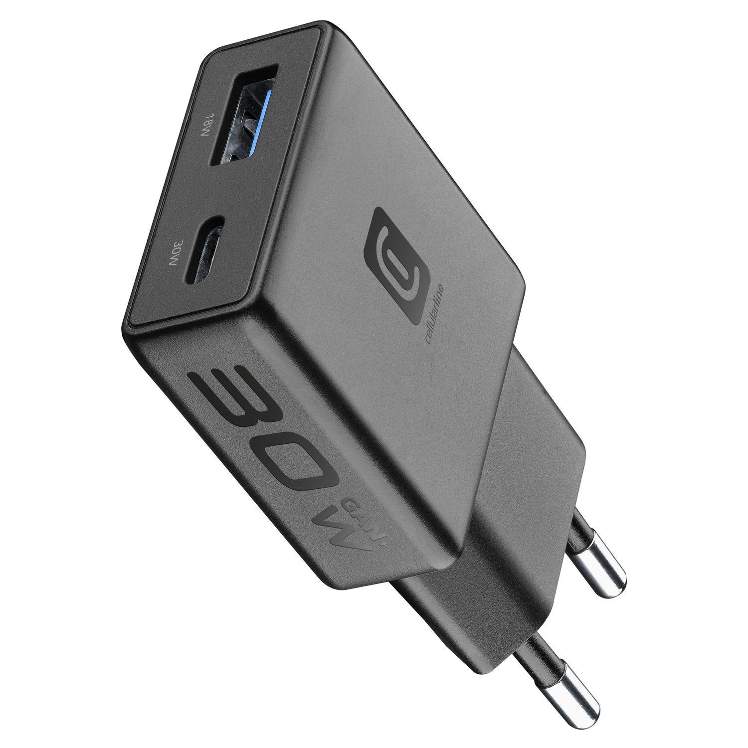 POWER LITE Travel Charger 30W Black (61665) Schnellladegerät (USB-A + USB-C)