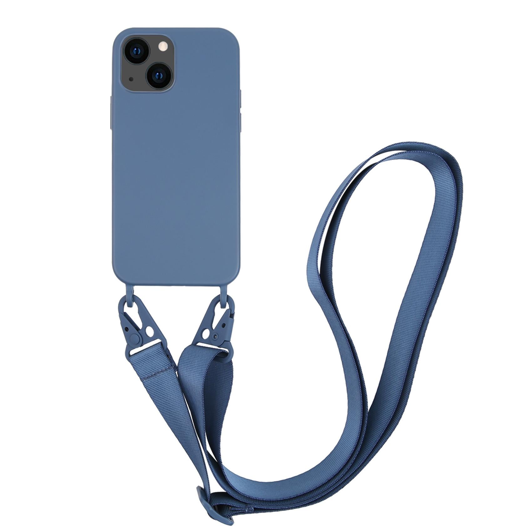 Necklace Cover, Silikon Schutzhülle mit Karabinerhaken und Handykette für iPhone 13 (62929) Handyhülle