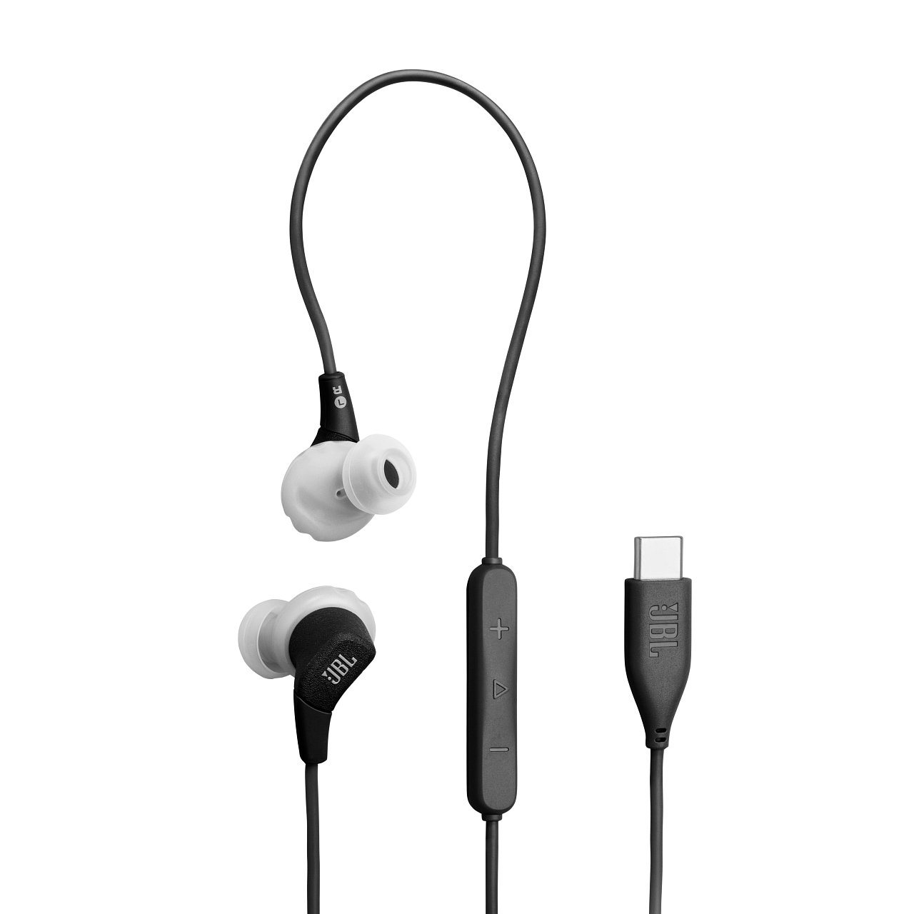 ENDURANCE RUN 3 USB-C schwarz-grau In-Ear Kopfhörer