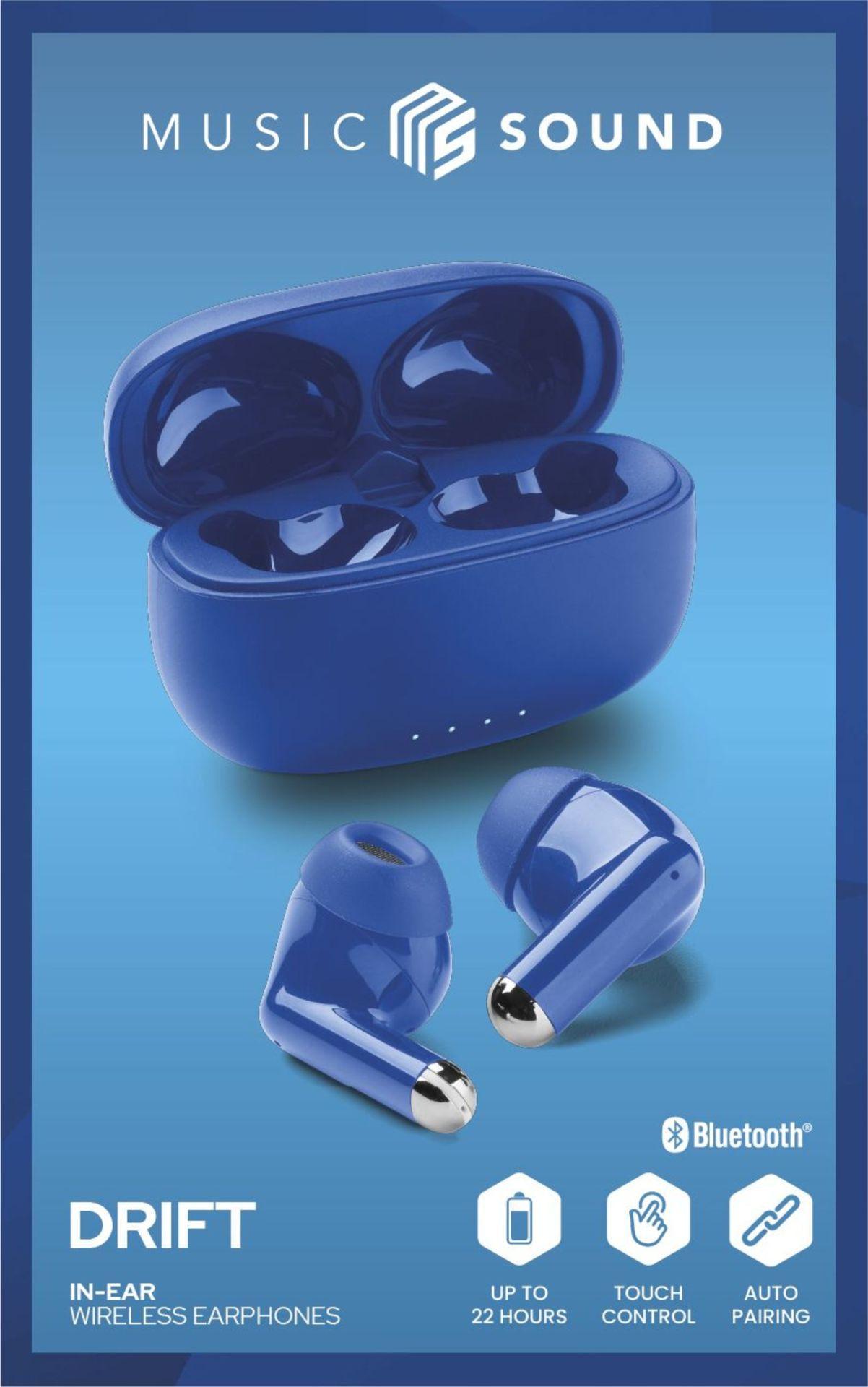 Music & Sound Bluetooth Earphones DRIFT Blue (61183) In-Ear Kopfhörer