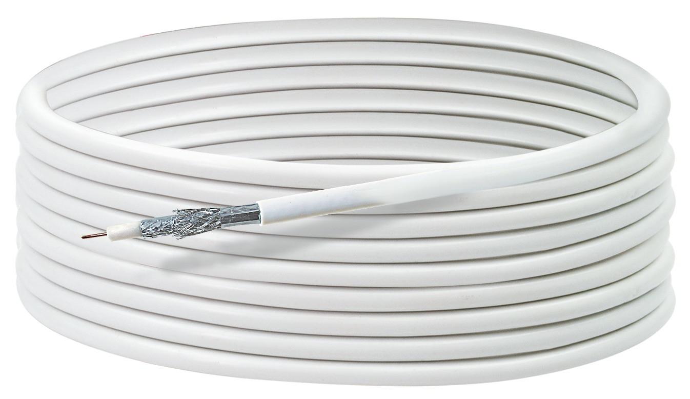 KOX830012 weiß Koaxialkabel