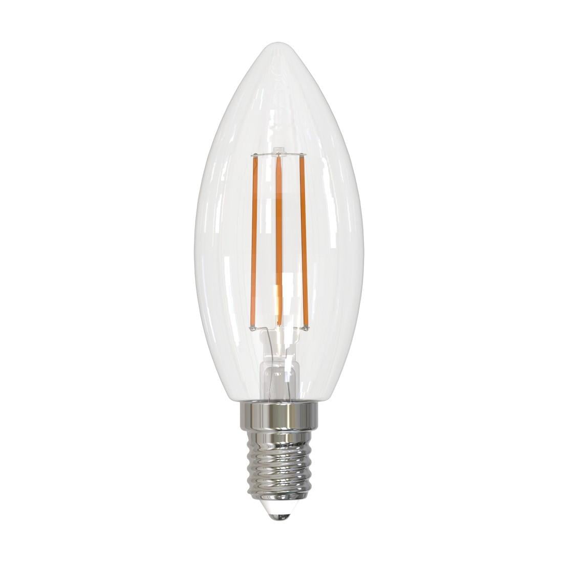 LED-Filamentlampe, E14, 250lm ersetzt 25W, Kerze C35, klar, Warmweiß (00232555)