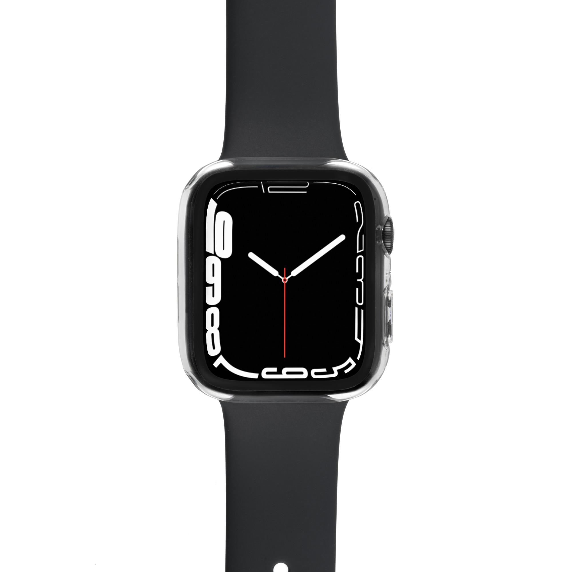 Full Body Case + Displayschutzfolie - Apple Watch Serie 7/8 - Transparent (63959)