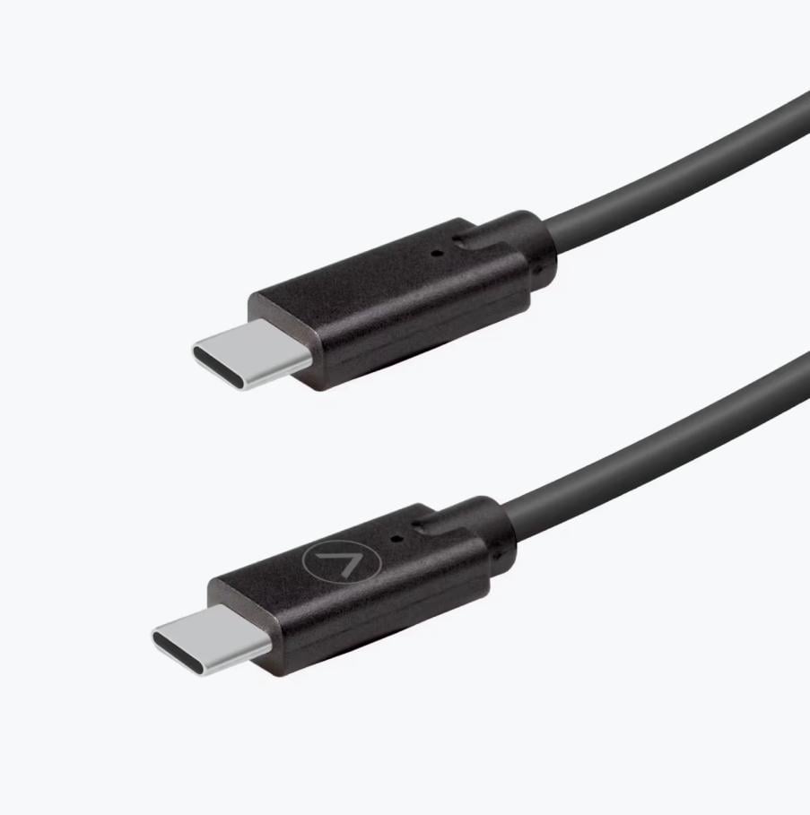 USB-C-Kabel, 1 m, schwarz