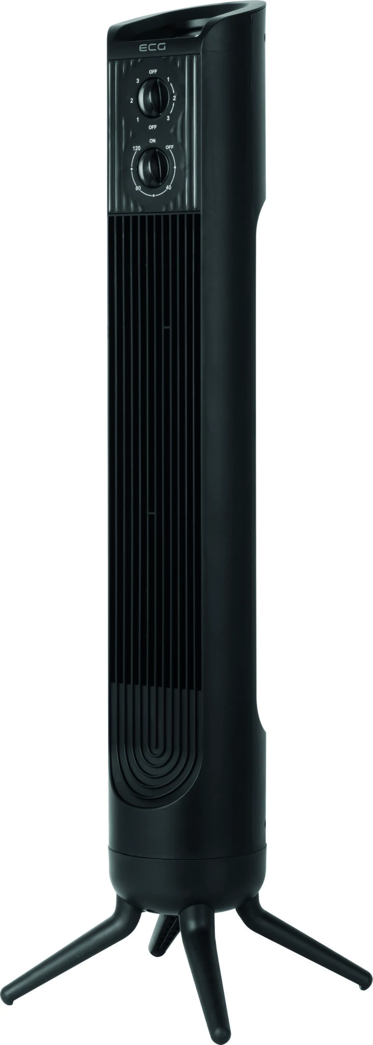 Tower Fan 1 Schwarz Turmventilator