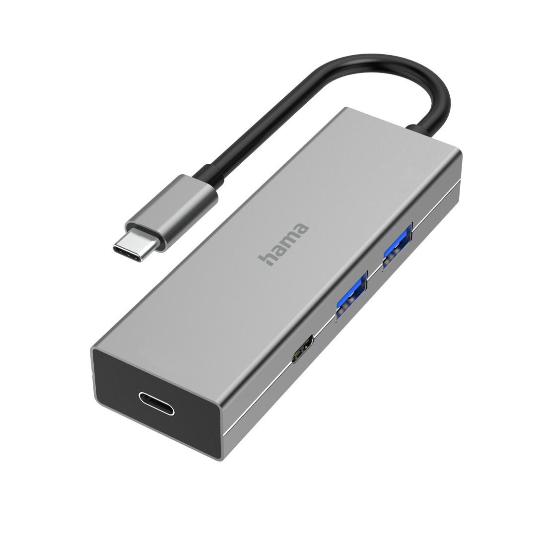 USB-C-Hub, 4 Ports, 2x USB-A, 2x USB-C, USB 3.2 Gen1, 5 Gbit/s (00200136)
