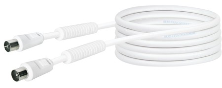 Antennen Anschlusskabel (90 dB) KVKF50 - IEC Stecker, 5m