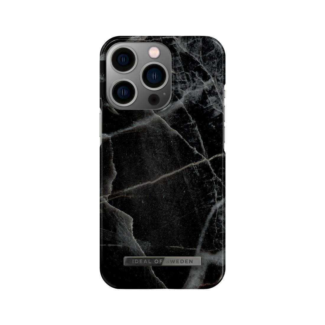 Cover "Fashion Case" für Apple iPhone 13 Pro, Black Thunder Marble (00214953)