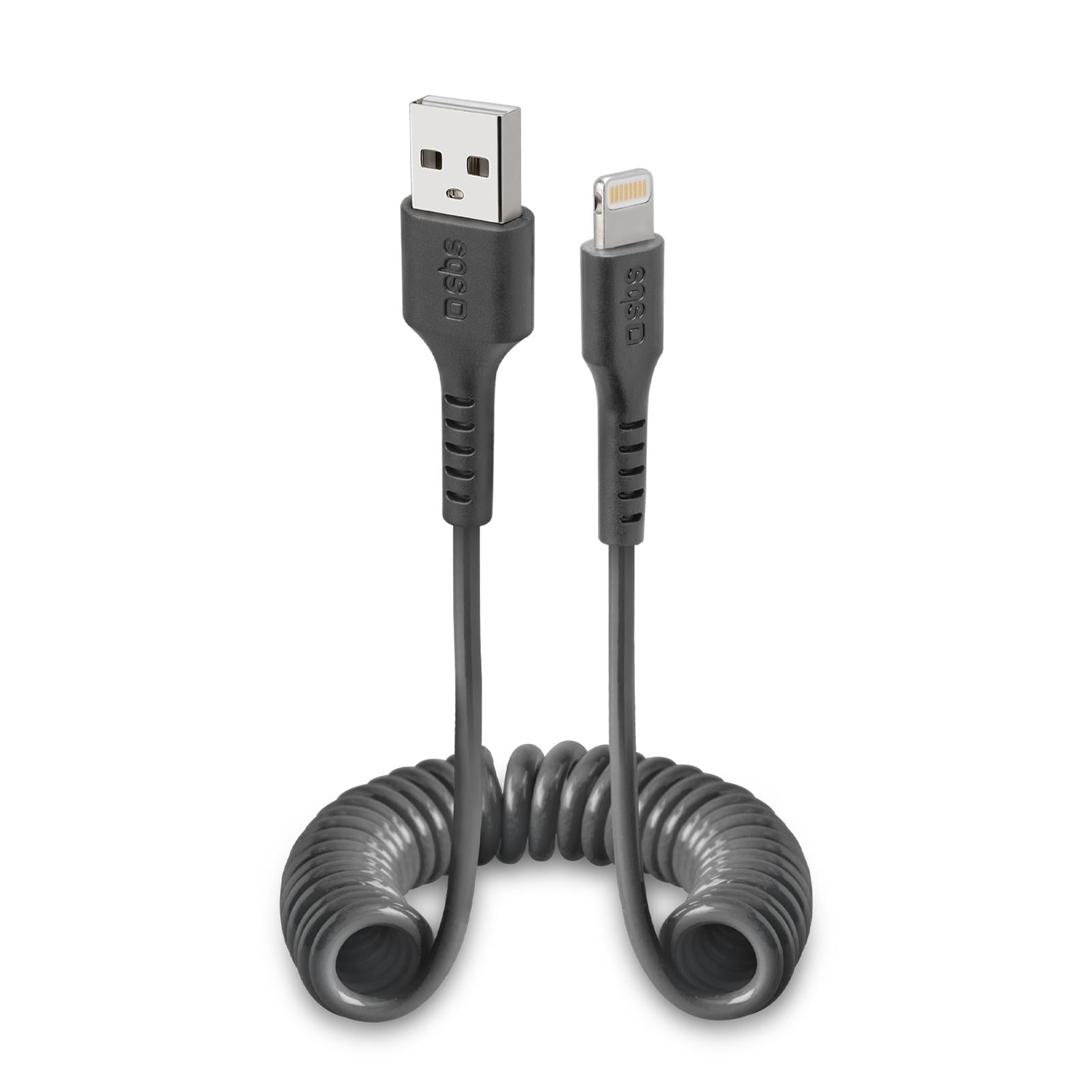 USB-Kabel - Lightning, Schwarz