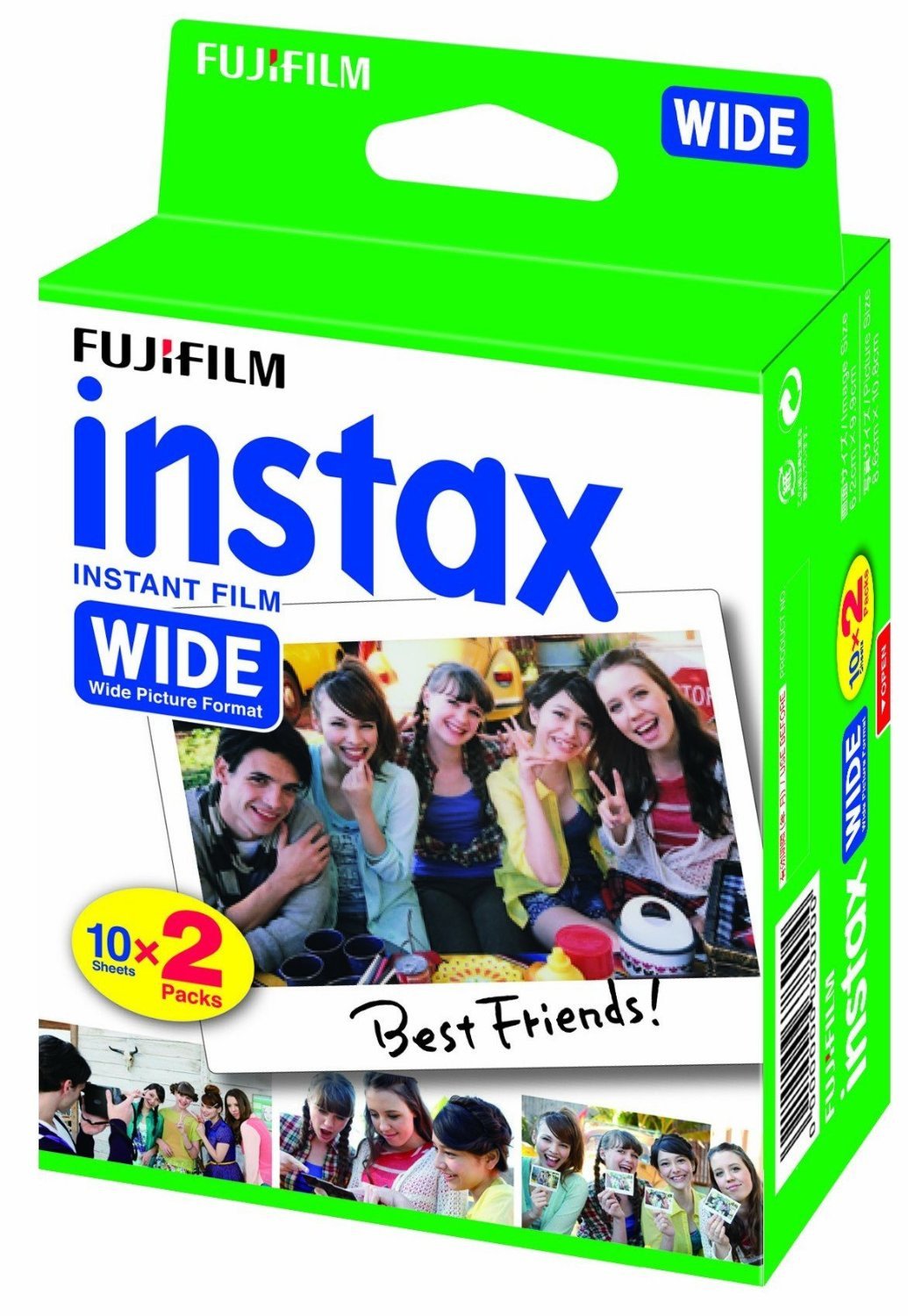instax WIDE Film, Doppelpack Sofortbildkamera-Filme