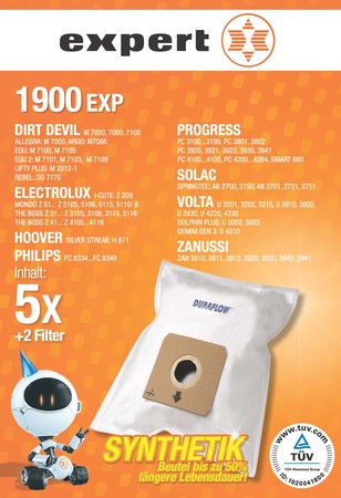 1900 EXP Staubsaugerbeutel