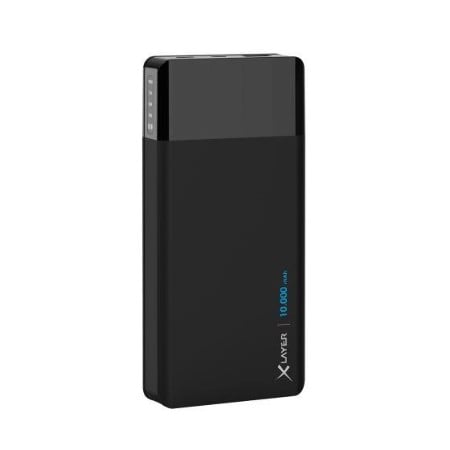 PLUS 10.000 mAh schwarz Powerbank