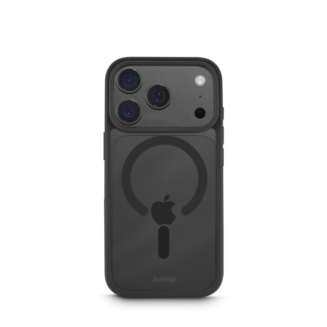 "Handyhülle ""Frame Protect"" f iPhone 17 Pro/18 Pro, magnet., durchsichtig,SW (00232450)"