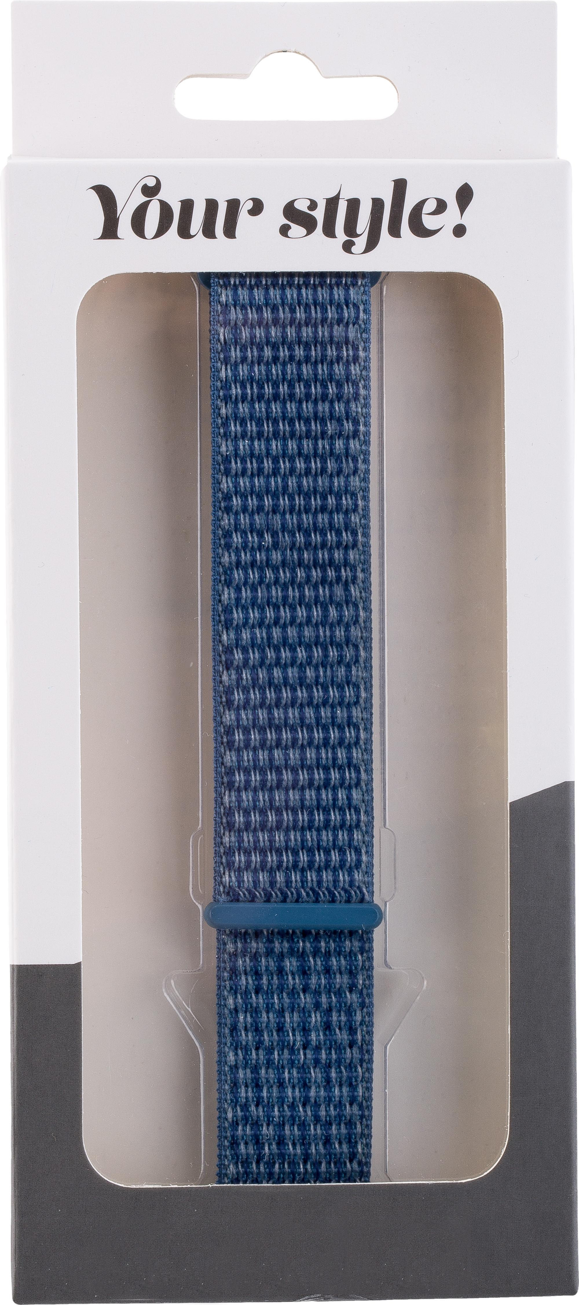 Watch Band für Apple Watch 41/40mm (Series 4-9), 38mm (Series 1-3) Nylon Blue (18053)