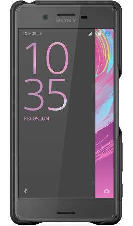 Smart Style Cover SBC22 für Xperia X schwarz