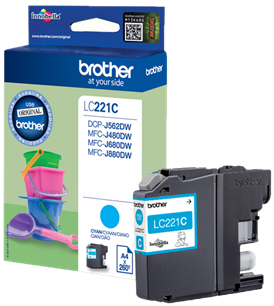 LC221C cyan Druckerpatrone