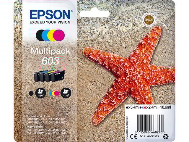 C13T03U64010 Seestern CYMK MultiPack Druckerpatrone