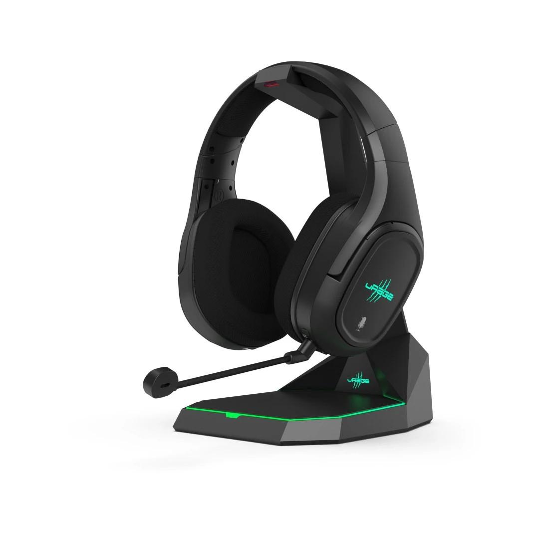 Wireless-Gaming-Headset "SoundZ 920" + Station, Schwarz (00217867)