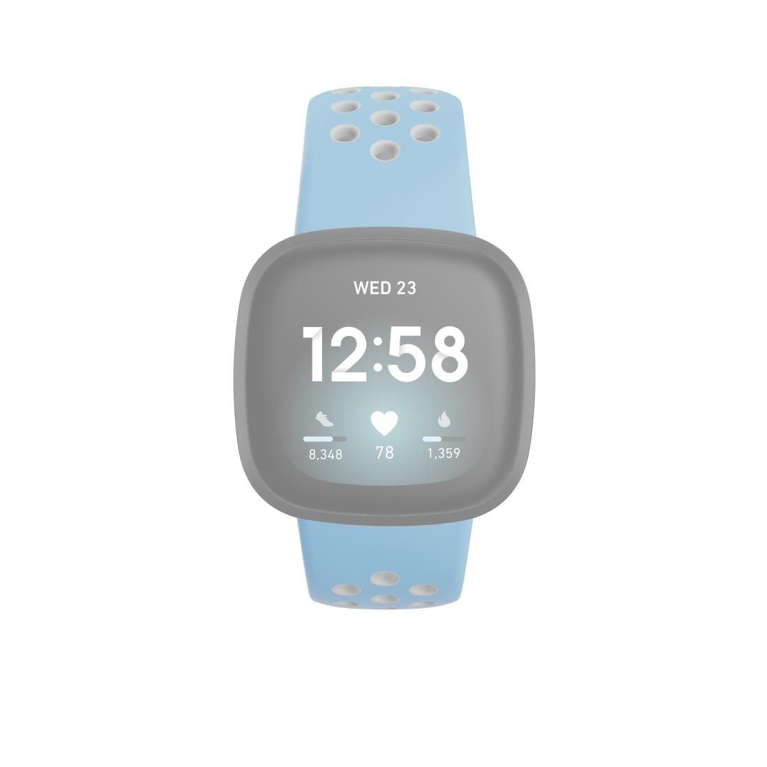 Sportarmband f. Fitbit Versa 3/4/Sense (2), Uhrenarmband atmungsaktiv, Hbl (00086241)