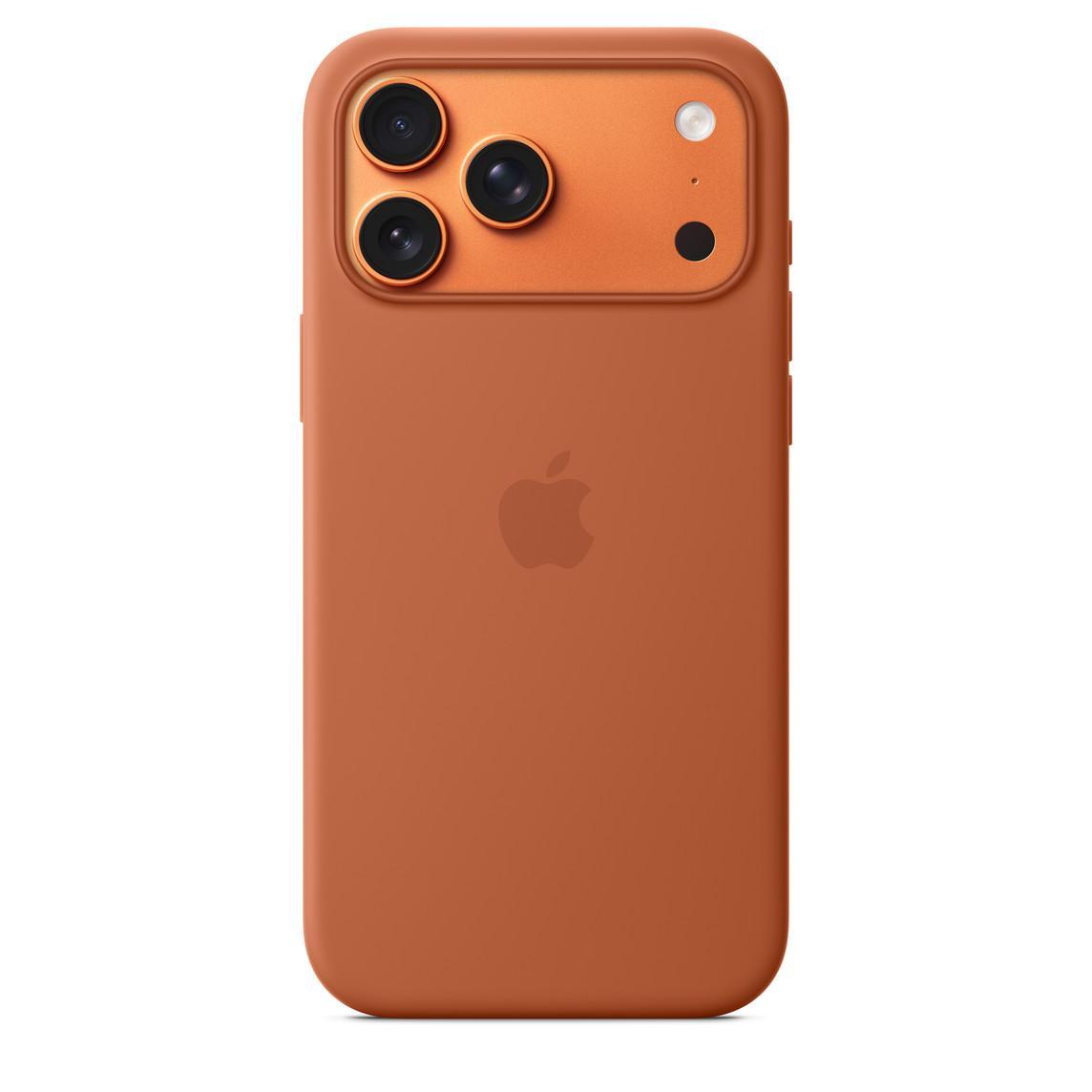 iPhone 17 Pro Max Silikon Case mit MagSafe - Terrakotta