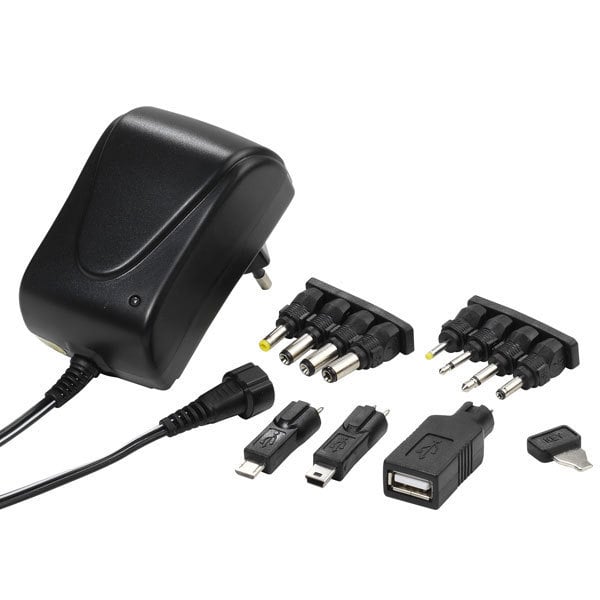 Universal Netzteil für Elektrogeräte und USB, 1500-mA max (35988)