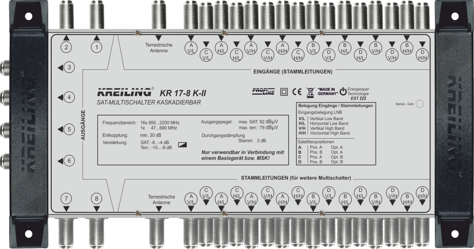 KR 17-8 K-II Multischalter