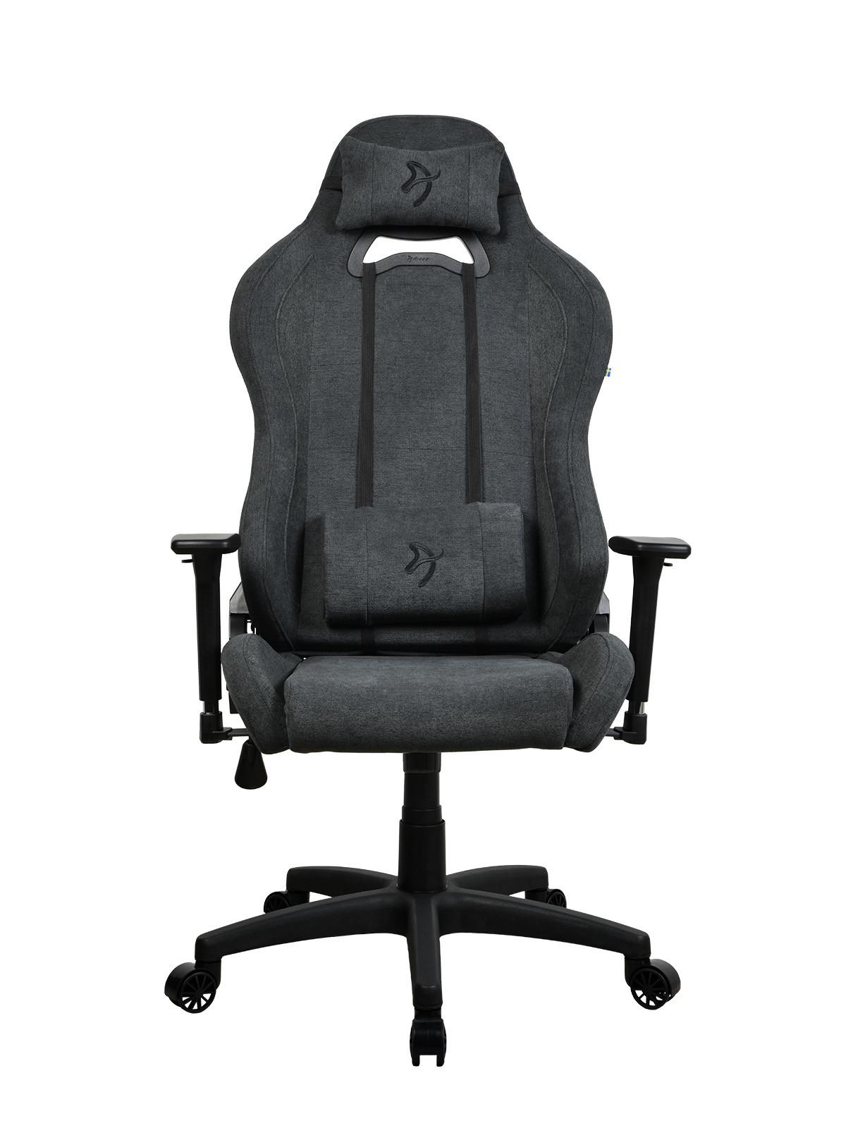 Torretta Soft Fabric Gaming-Stuhl, Dark Grey